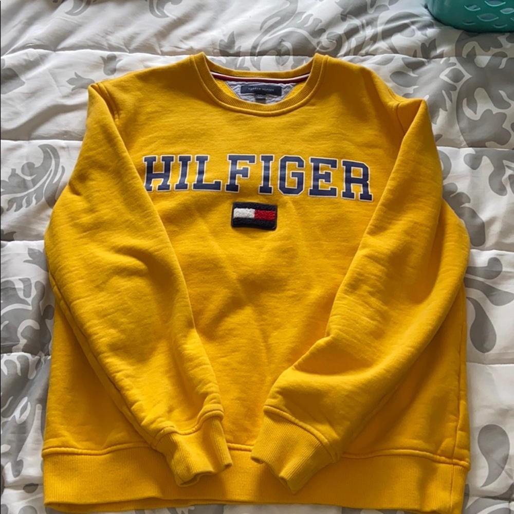 Yellow Tommy Hilfiger Sweater
